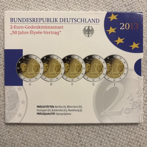 Euro gedenkmünzenset 50 - 2, "50