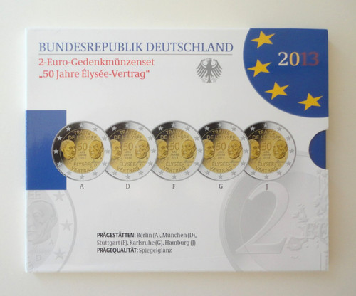 2-Euro-Sammlergedenkmünzenset